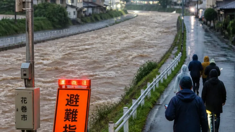 花巻市にレベル4大雨危険警報 直近の行動と地域影響を整理