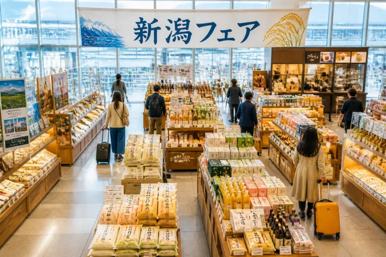 羽田で新潟の“今”発信 空港で10日間の物産フェア始まる
