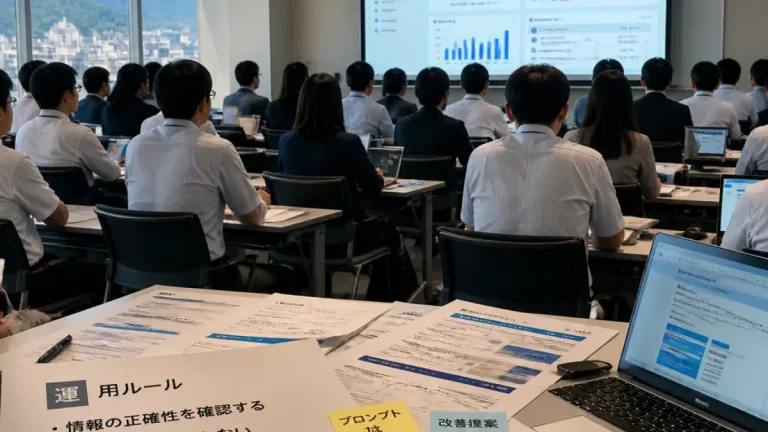 阪南市で生成AI研修 自治体業務への定着へ実務知識を強化