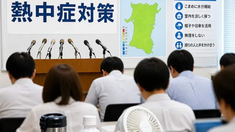 夏本番前の熱中症対策、県医師会が重ねて注意喚起