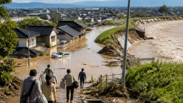 大雨で県内各地に浸水被害、阿賀野市は一時全域避難指示