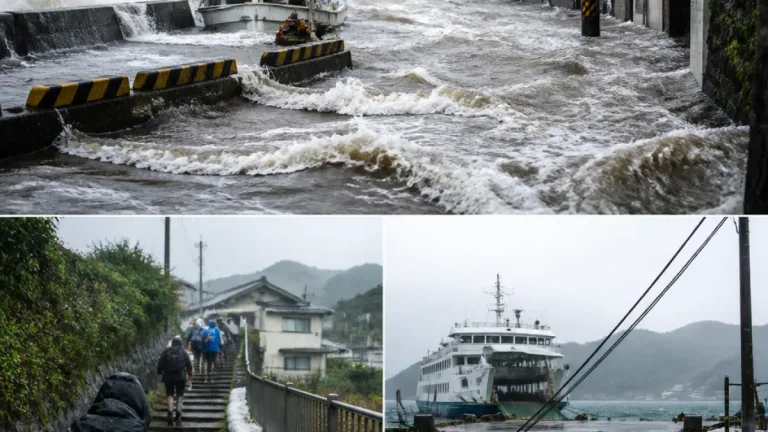 前線の影響で大雨警戒 離島部は浸水に備えを