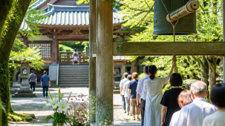 平和の鐘を響かせる 田辺で追悼の集い
