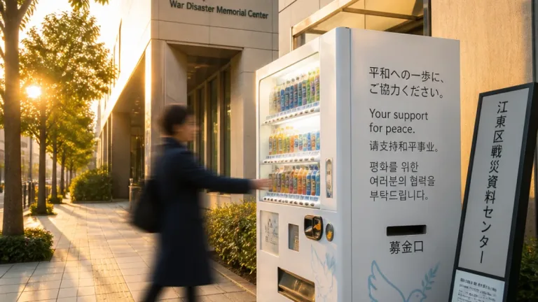 東京で広がるか「平和を呼びかける」音声自販機 戦災資料センターが今夏募集