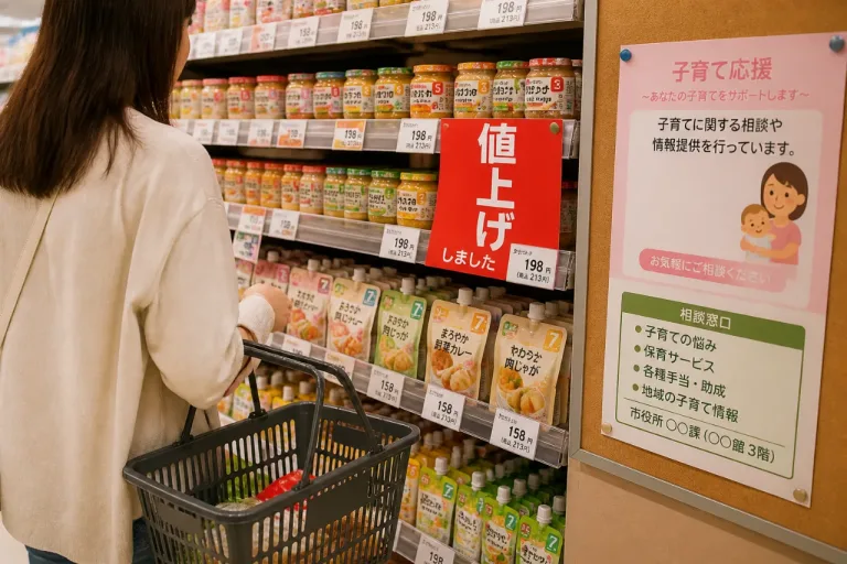 東大阪の子育て世帯に影響 ベビーフード一斉値上げで備え必要
