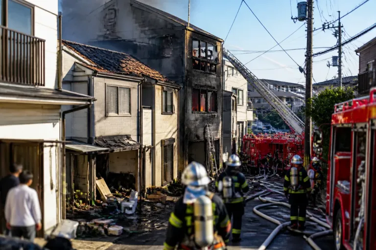 住宅密集地で火災 延焼で少なくとも5軒が被害