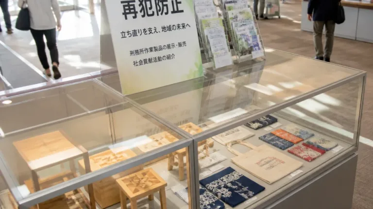東大阪の府立中央図書館で「再犯防止」展示が始まる