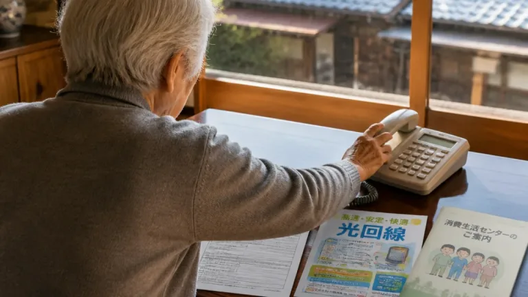 光回線の電話勧誘、京都で相談増 高齢者を狙う手口に注意