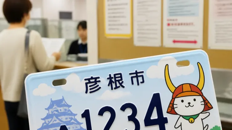 ひこにゃん原付ナンバーを彦根市交付へ