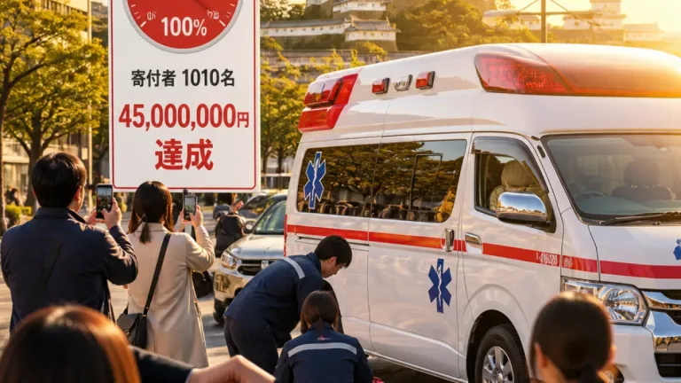 姫路の救急体制を強化へ はり姫ドクターカー更新に向け市民の寄付が後押し