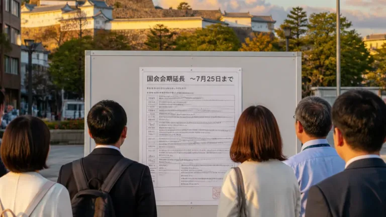 姫路の有権者に関わる国会会期延長 ７月２５日まで調整