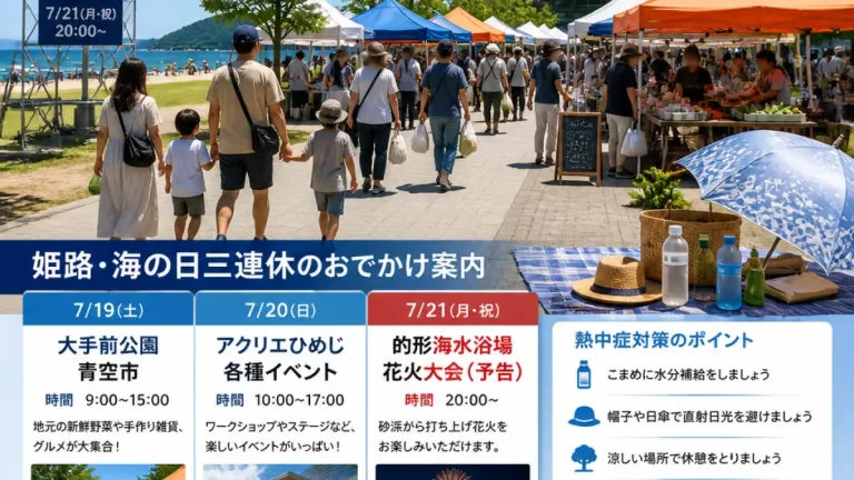 姫路の海の日連休──主要イベントと会場の開催情報まとめ