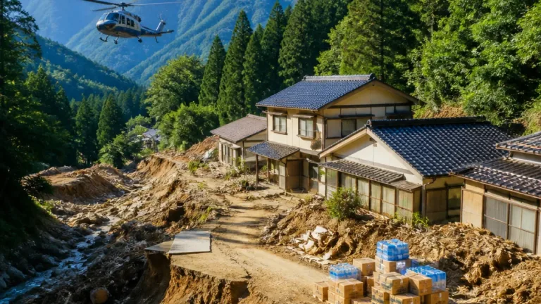 氷見市の2地区で孤立続く 19世帯26人影響