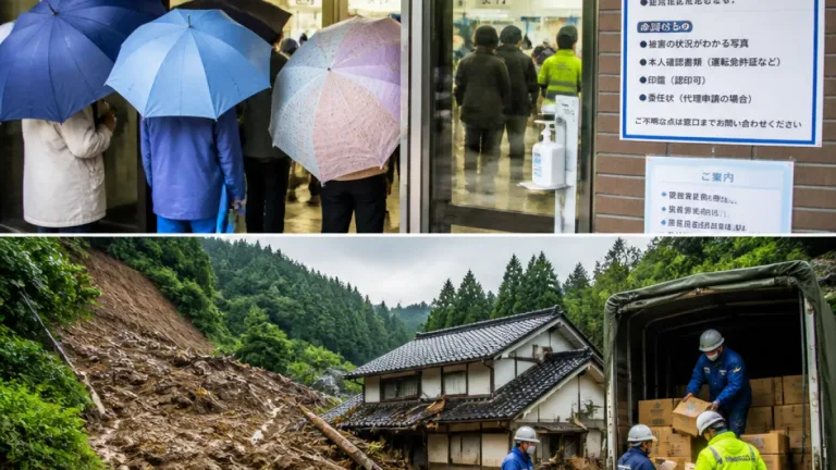 氷見市でり災証明の申請開始 山間地の孤立解消急務