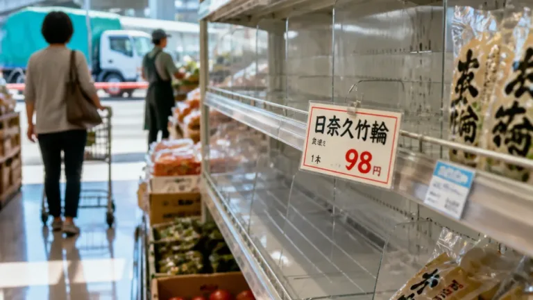 地震で人気商品が棚から消える鹿児島の影響