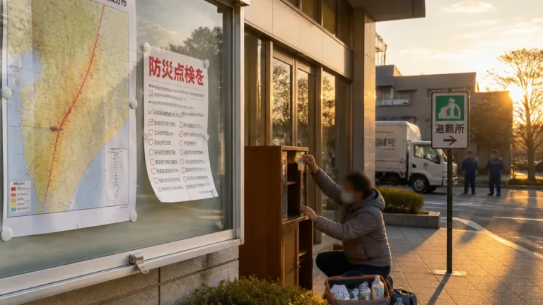 川口住民に向けた地震情報：日奈久断層帯の一部活動を受けての備え