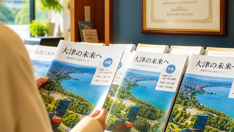 大津の広報紙『広報おおつ』が全国コンクールで入選、リニューアル効果が評価