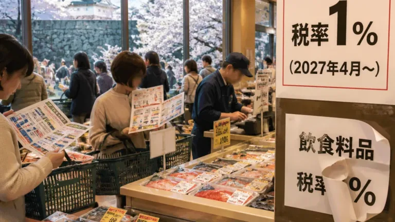 弘前でも影響大、飲食料品の消費税率実質“ゼロ”へ