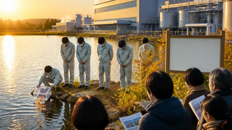 弘前で水質監視の金魚が役目を終えため池へ 新浄水場の稼働に伴う変化