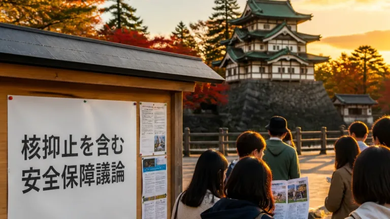 弘前の視点──小泉防衛相が核抑止議論の「タブーなし」を表明