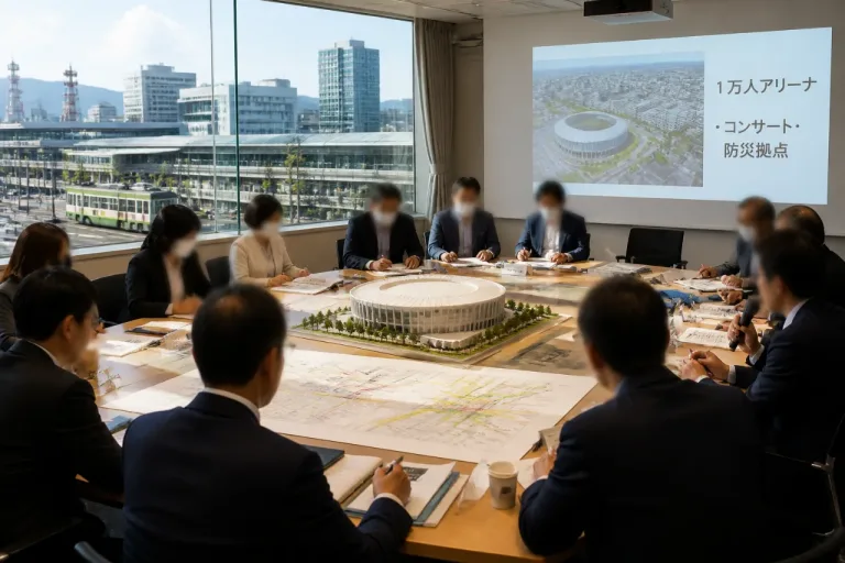 広島駅北口に新アリーナ検討、都市活性化へ官民が協議会発足