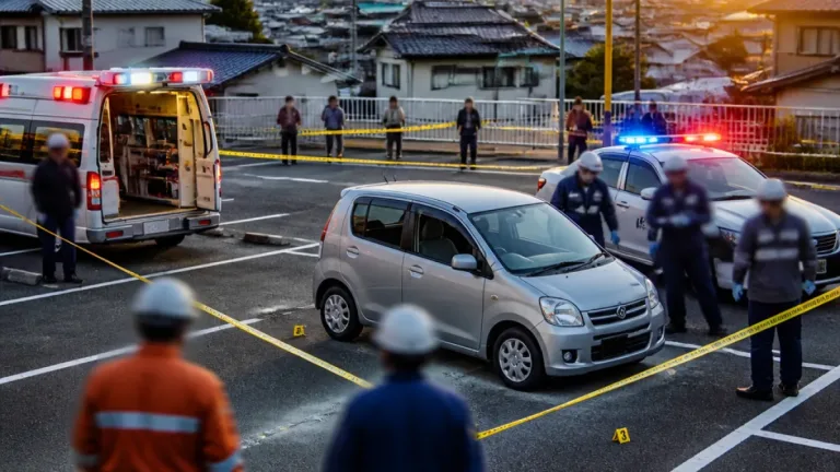 広島・安佐北区の駐車場で車内男性が死亡確認、警察が経緯を調べる