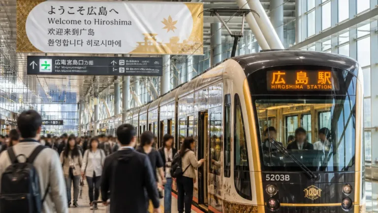 広島駅に直結した路面電車ルート、開業１年で利用増