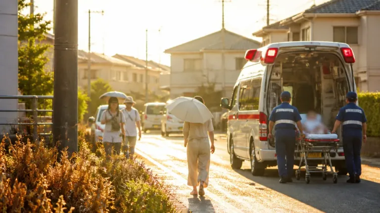 猛暑で広島県内21人搬送、東広島の80代男性が重症