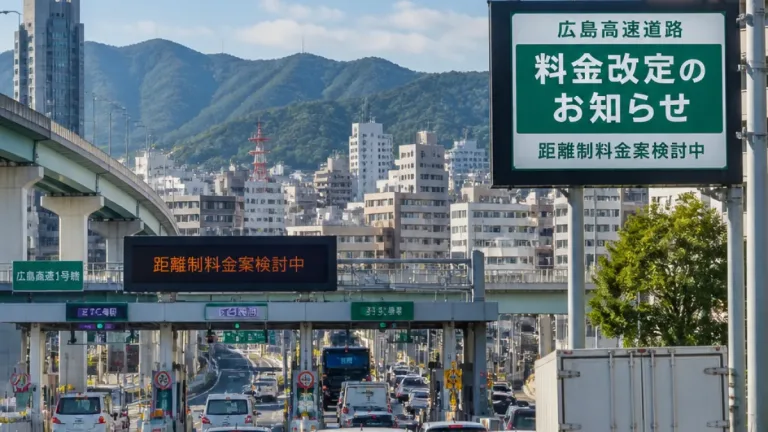 広島高速、距離制導入で料金体系を全面見直しへ