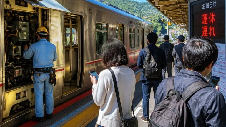 広島で山陽線・呉線に運休・遅れ 通勤・通学に影響