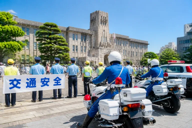 広島で夏の交通安全運動始まる 歩行者・自転車対策と飲酒運転取締りを強化