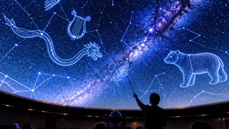 広島でウクライナ出身の星空解説員が投影会を実施