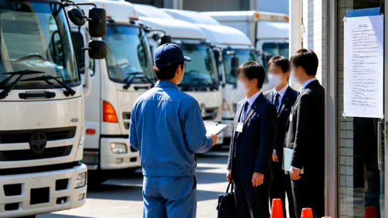 広島の運送会社に行政処分 新名神事故受け厳格な監査