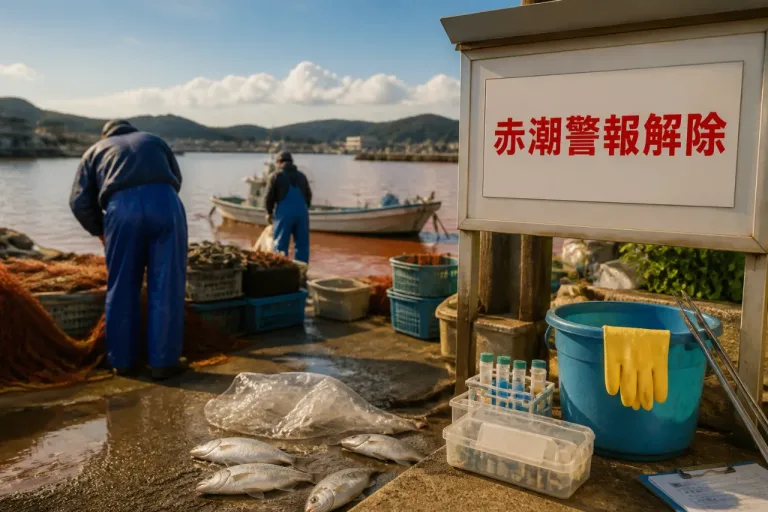 防府沿岸の赤潮警報が解除、漁業と生活に与える影響と今後の注意点