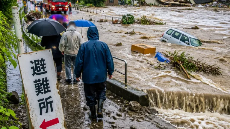 北海道・秋田で記録的大雨、浸水や土砂災害への警戒続く