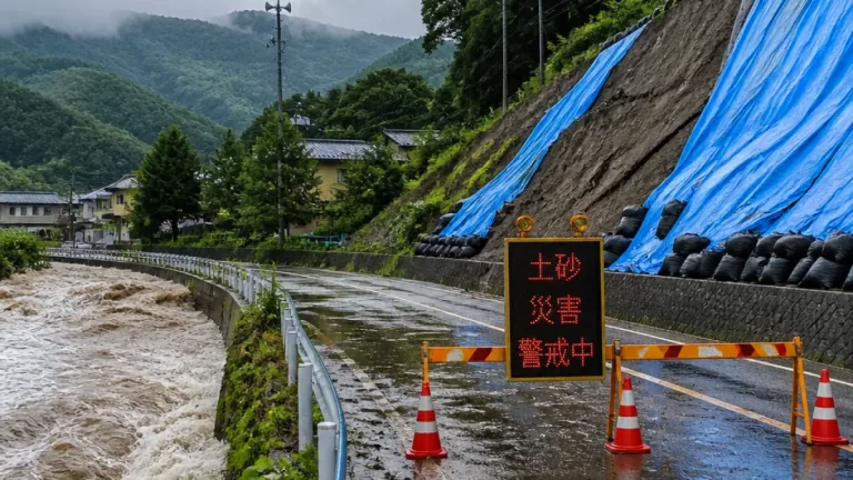北海道で記録的な大雨、土砂災害に警戒を