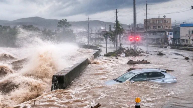 日本海側で観測史上1位の非常に激しい雨 浸水や増水に警戒