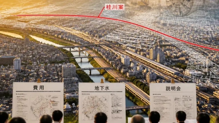 北陸新幹線延伸は「桂川案」に決定 府市が理解と検証を要求