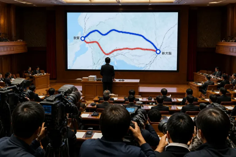 北陸新幹線延伸で大阪府が「小浜・京都」「米原乗り入れ」両案を支持