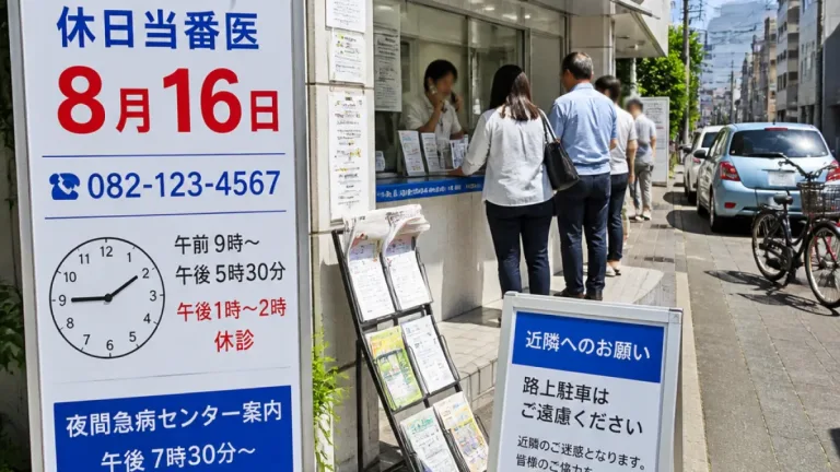 休日当番医一覧 8月16日の広島県内受診先と利用時の注意点
