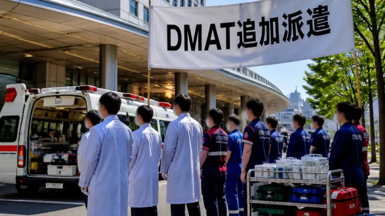 兵庫、熊本へDMATを追加派遣し避難所医療を強化