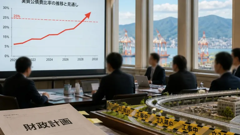 算定誤りで兵庫県の財政指標が悪化、早期健全化団体転落の懸念