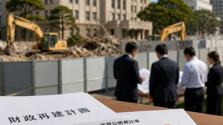 兵庫県、国に財政再建計画を提出 起債許可団体移行で公的抑制へ