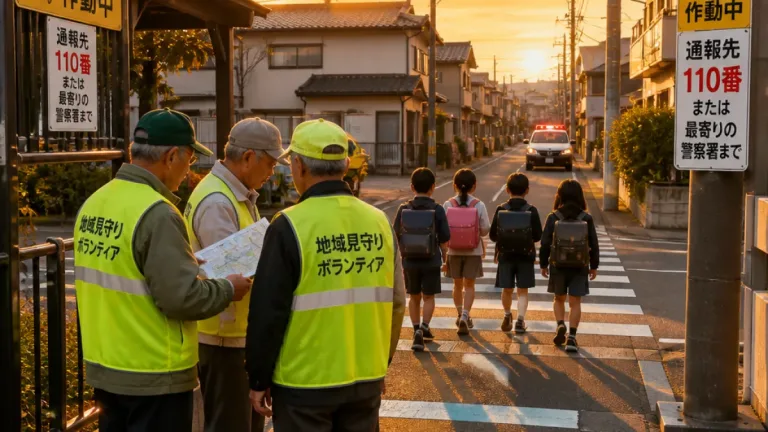通学路や生活圏で続く不審事案 地域の見守りと警戒を