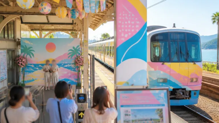 日向市駅が「日向坂46」駅に ひなたフェスへ記念きっぷと臨時列車