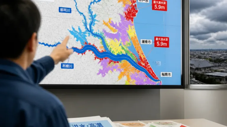 県が高潮浸水想定図を全域公表