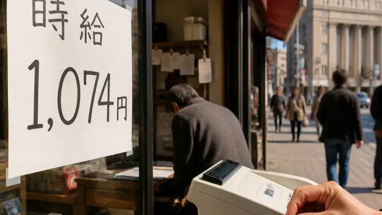 茨城の最低賃金が62円引き上げられ1074円に