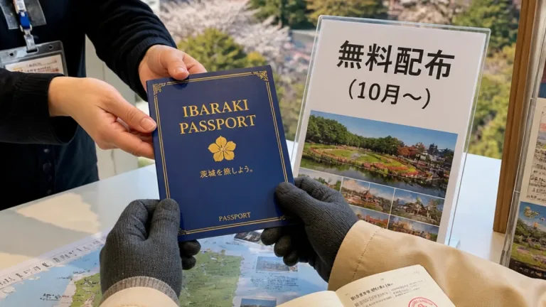 茨城県、観光用「IBARAKI PASSPORT」を10月から無料交付へ