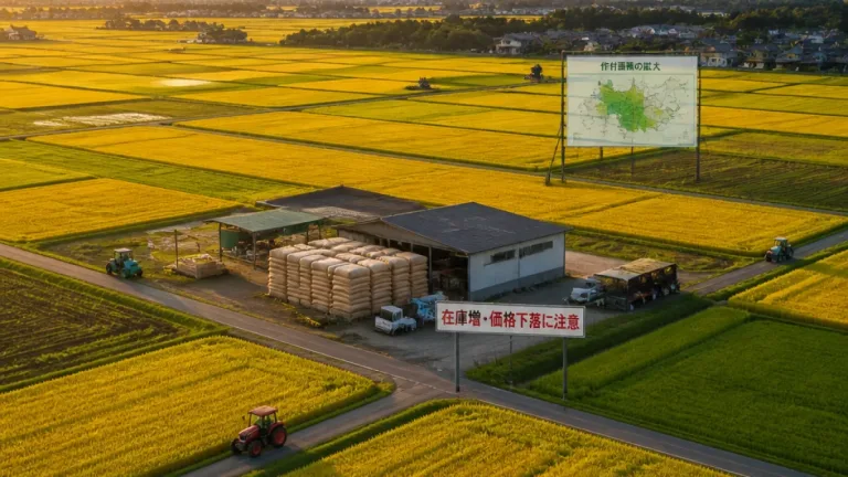 茨城で主食用米の増産が8割に拡大