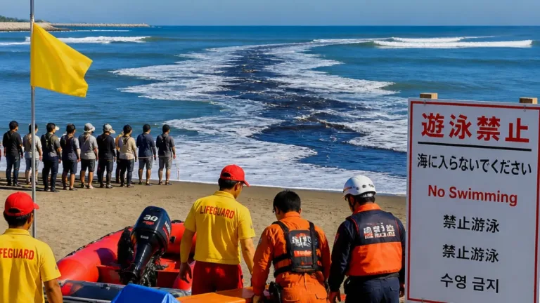 海岸でベトナム国籍男性2人が溺れ、1人死亡の可能性